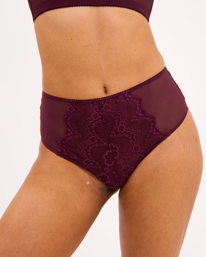Lace Highwaist Briefs 3-Pack Multicolor