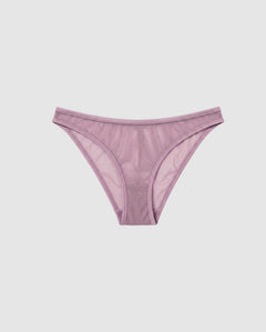 Mesh Bikini Briefs Mauve