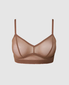 Mesh Balconette Mocha