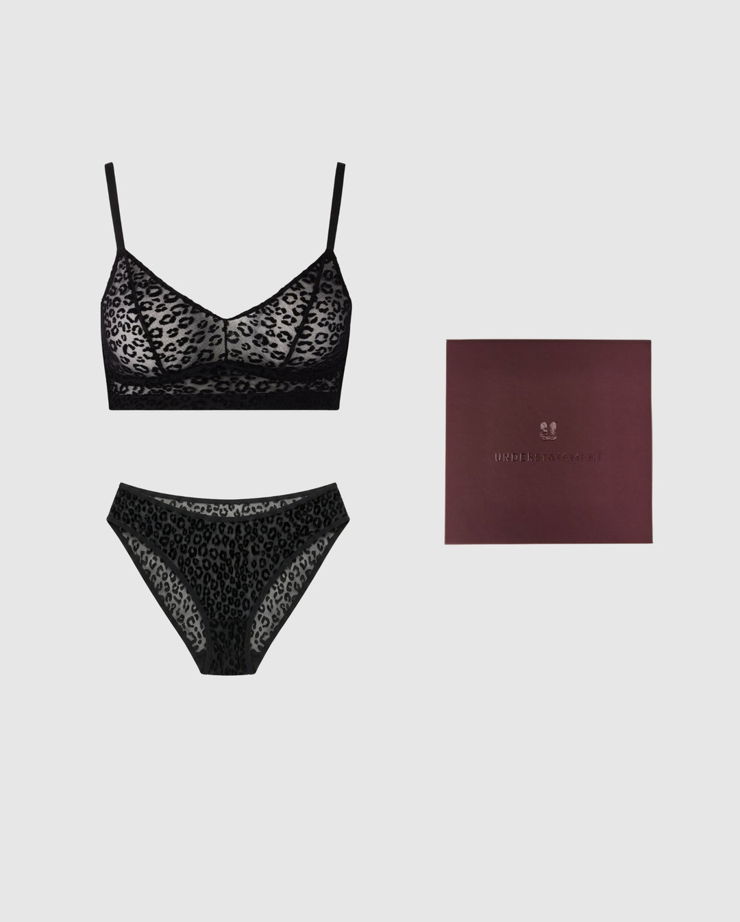 Black Leopard Mesh Gift Set