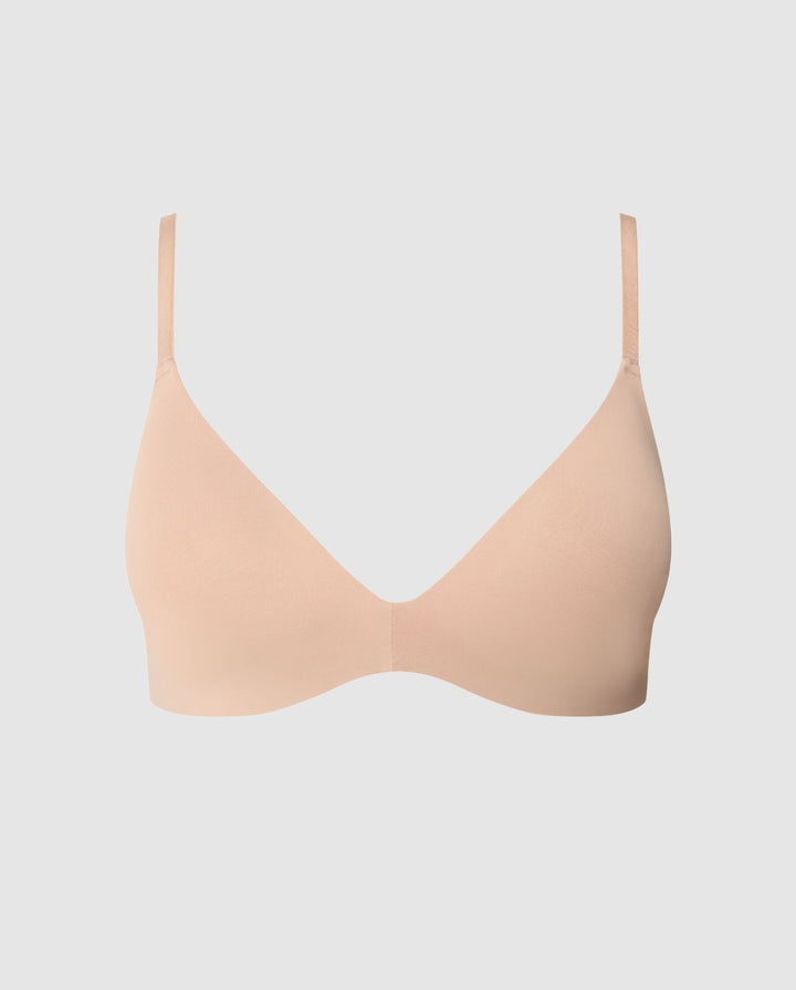T-shirt+ Bra Warm Nude