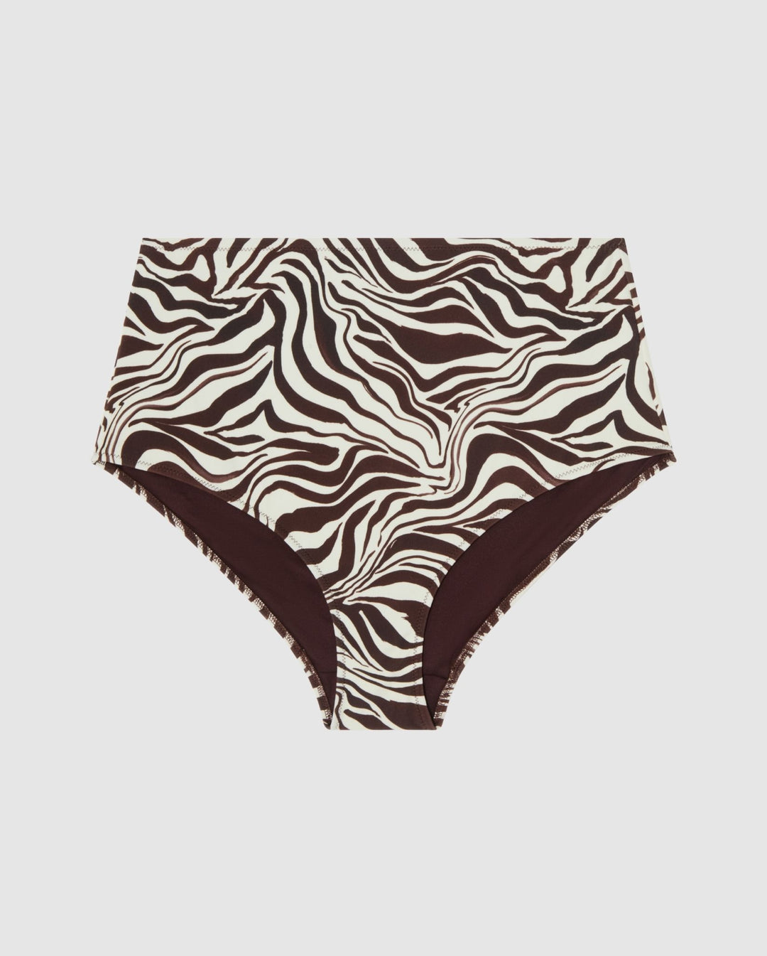 Highwaist Bikini Briefs Zebra