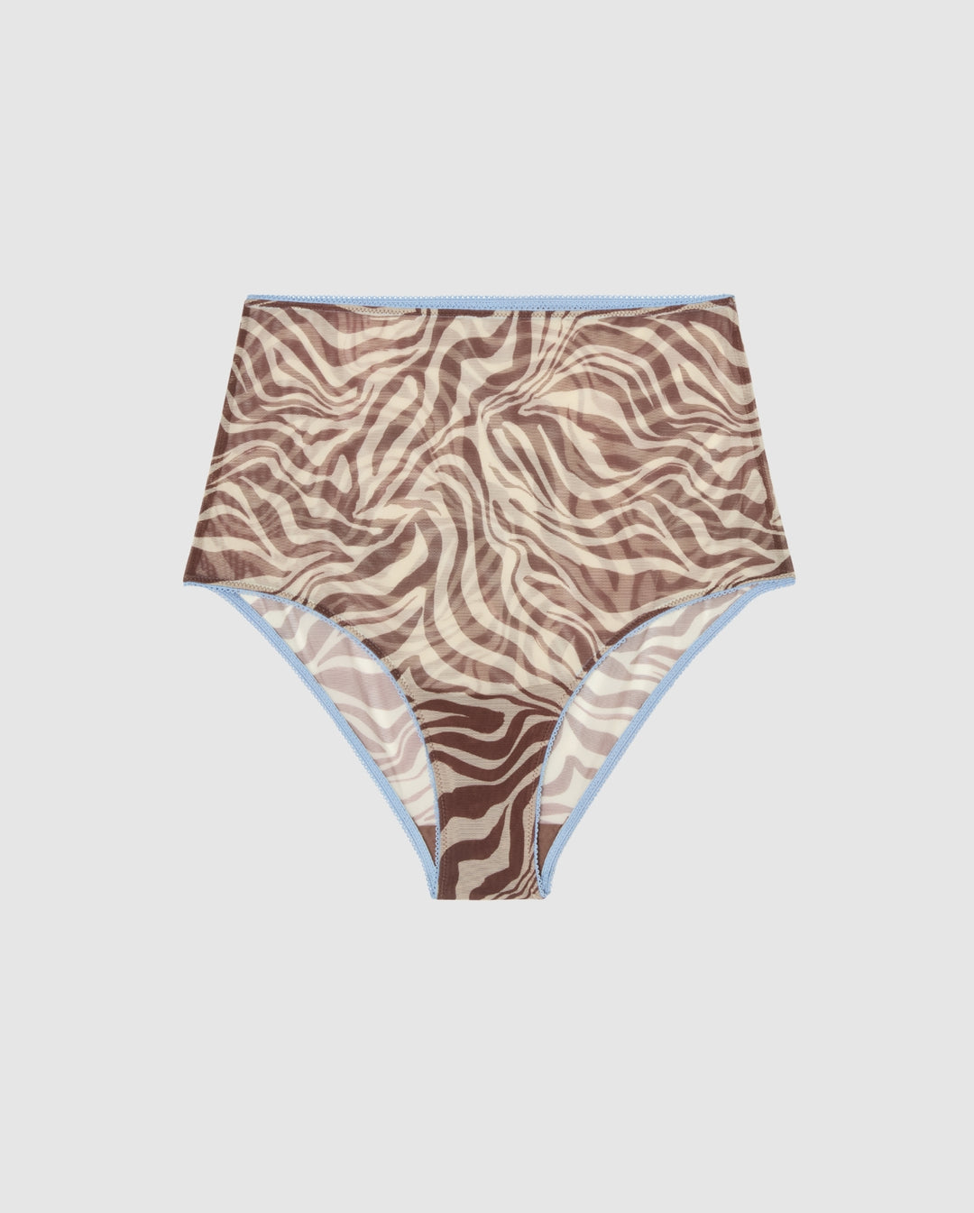 Mesh Highwaist Briefs Zebra
