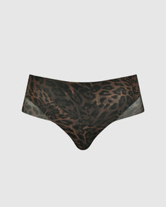 Micro Mesh Midi Hipster Dark Leopard