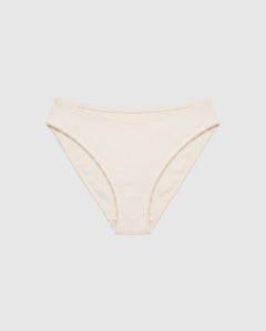 Cotton Midi Briefs Cream