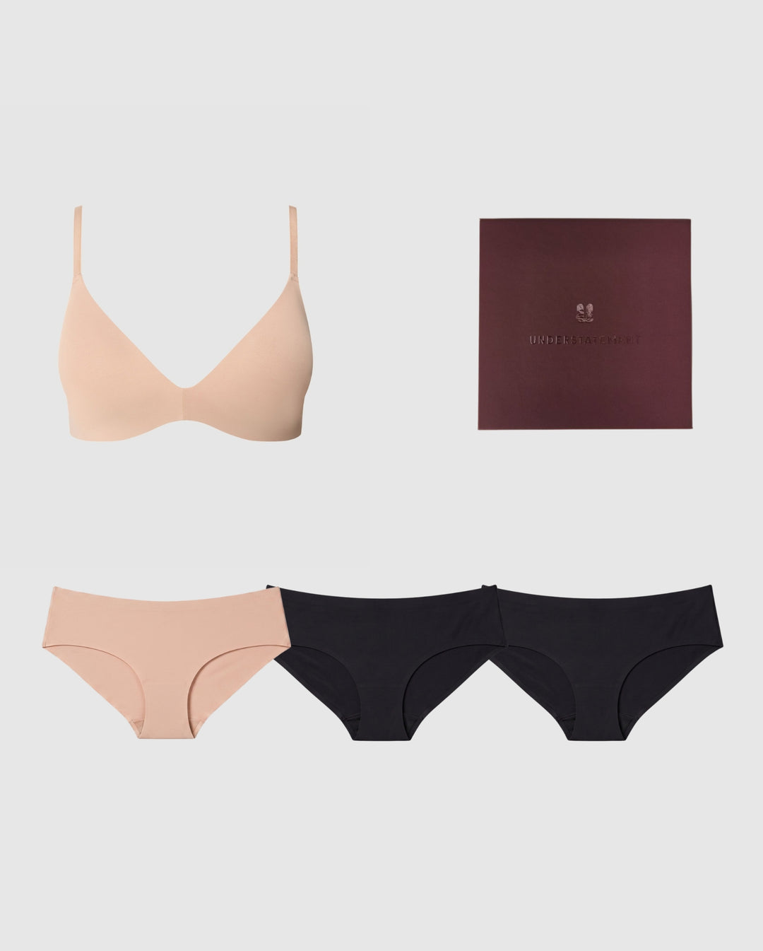 Nude & Black Smooth Basics Gift Set
