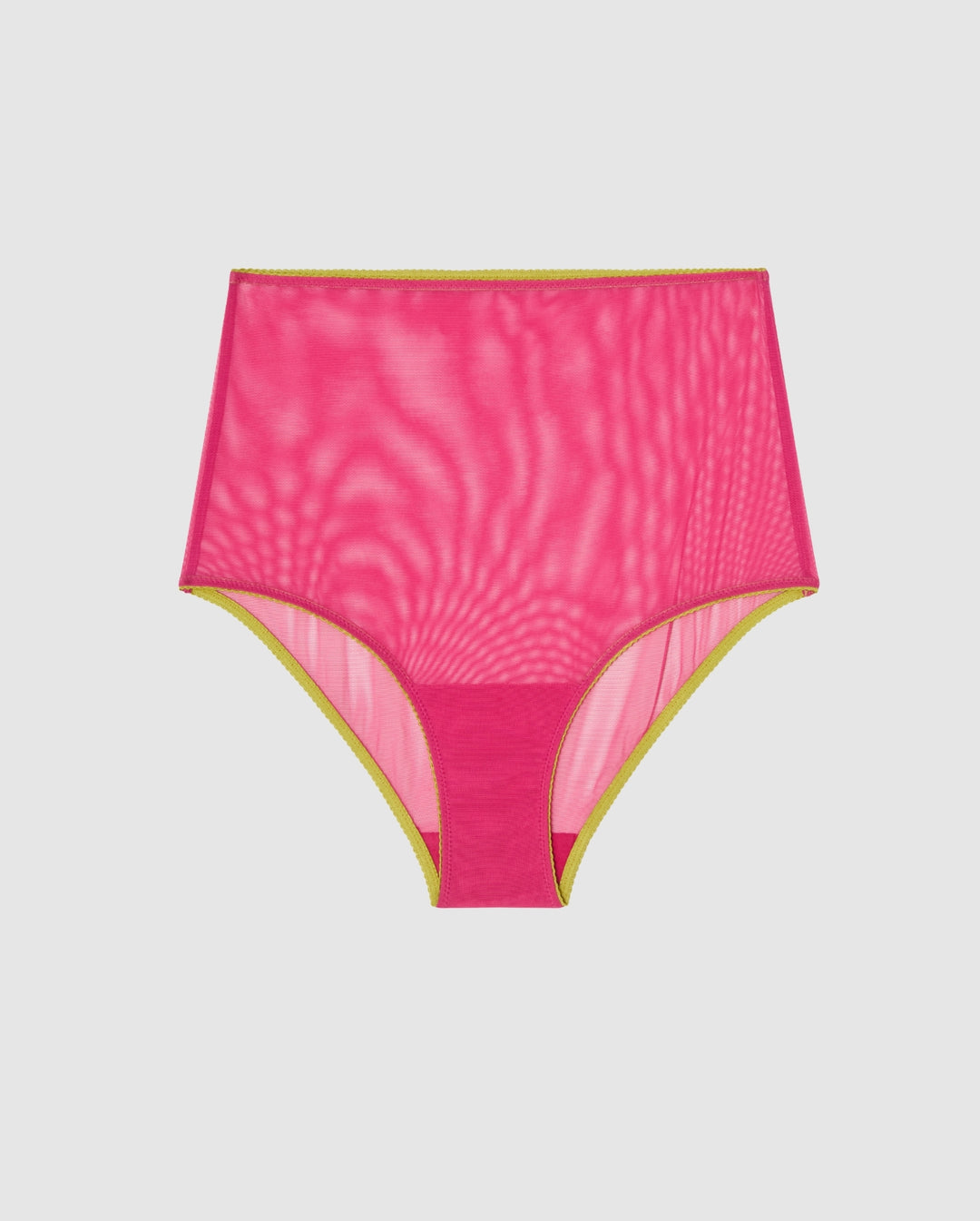 Mesh Highwaist Briefs Fuchsia