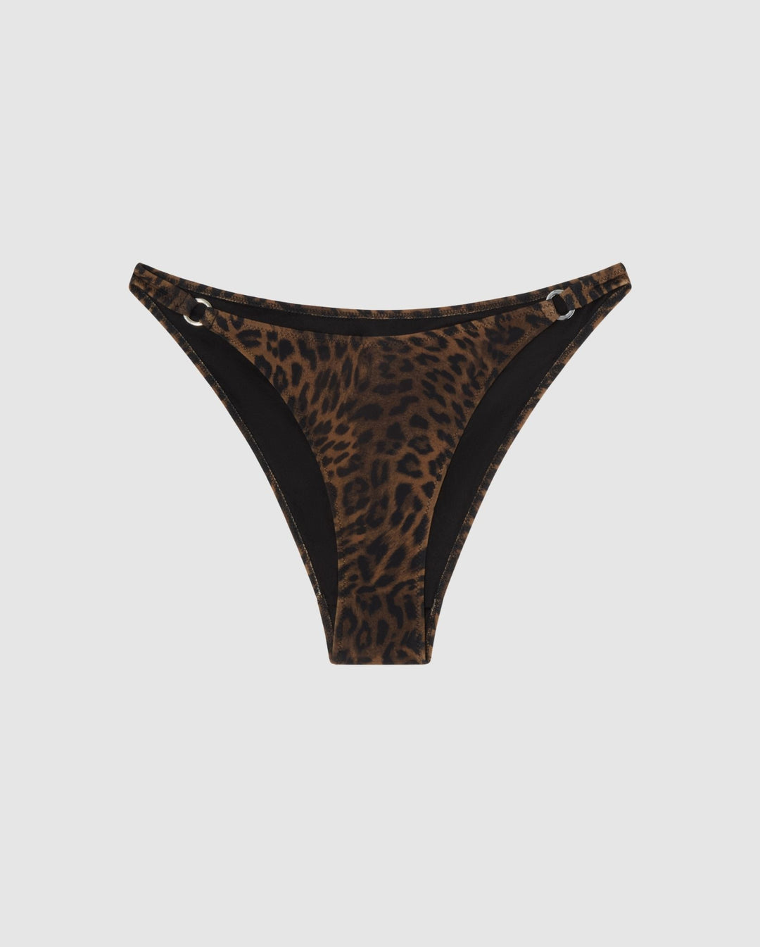 Ring Bikini Briefs Dark Leopard