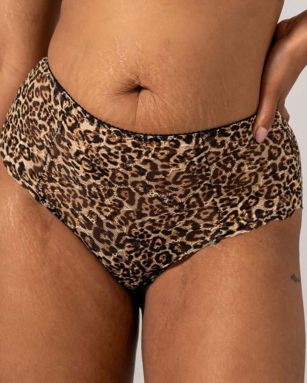 Leopard Plunge Duo Set