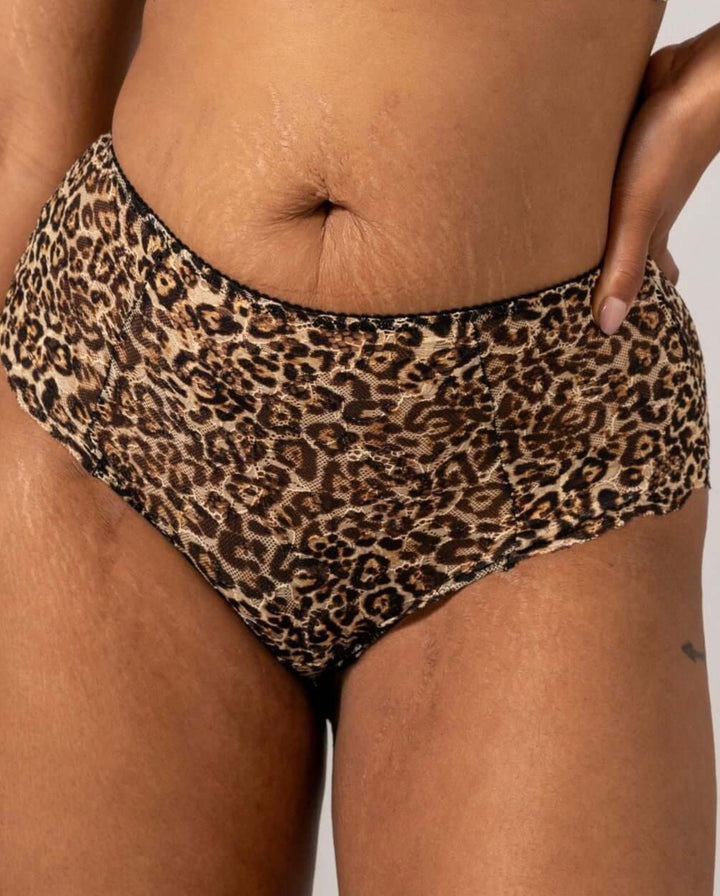 Leopard Plunge Duo Set