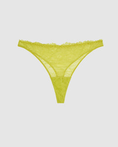 Lace Thong Citrus Bloom