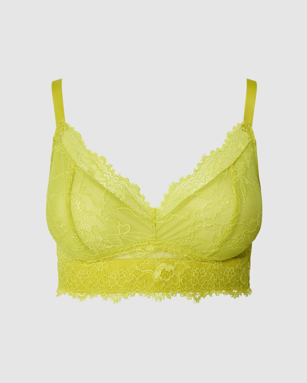 Lace Support Bra Citrus Bloom