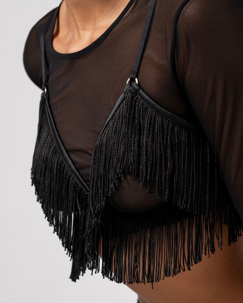 Fringe Triangle Bralette