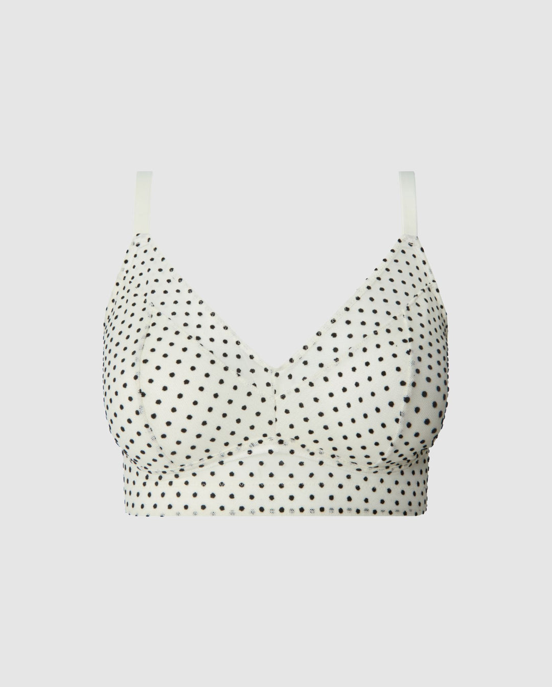 Mesh Support Bra Cream/Black