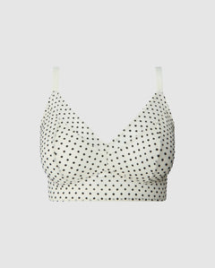 Mesh Support Bra Cream/Black