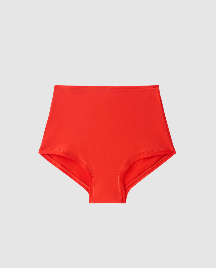 Micro Highwaist Maxi Briefs Fiery Red