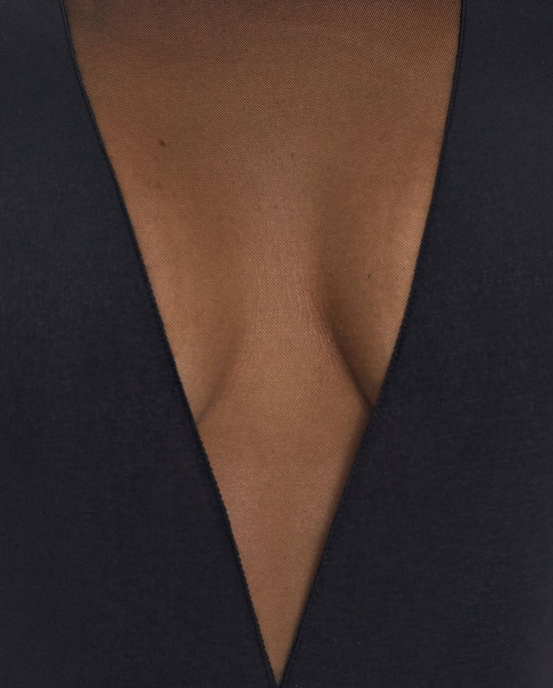 Opaque Mesh Body Black