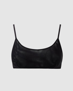 Mesh Scoop Bralette Black