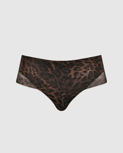 Micro Mesh Midi Hipster Dark Leopard