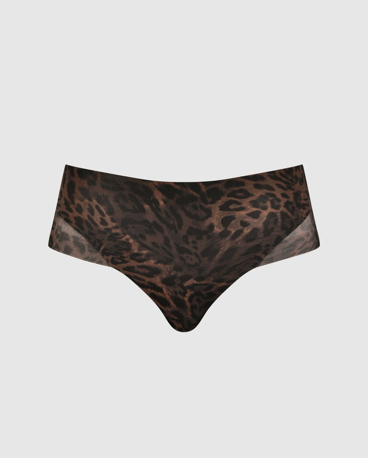 Micro Mesh Midi Hipster Dark Leopard