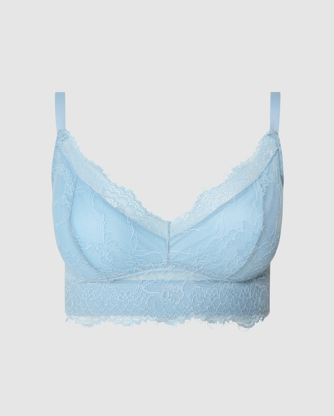 Lace Support Bra Sky