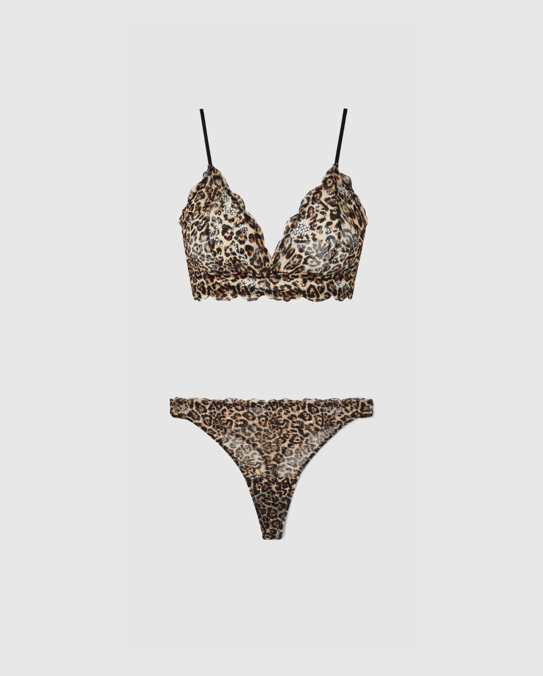 Leopard Lace Duo Set