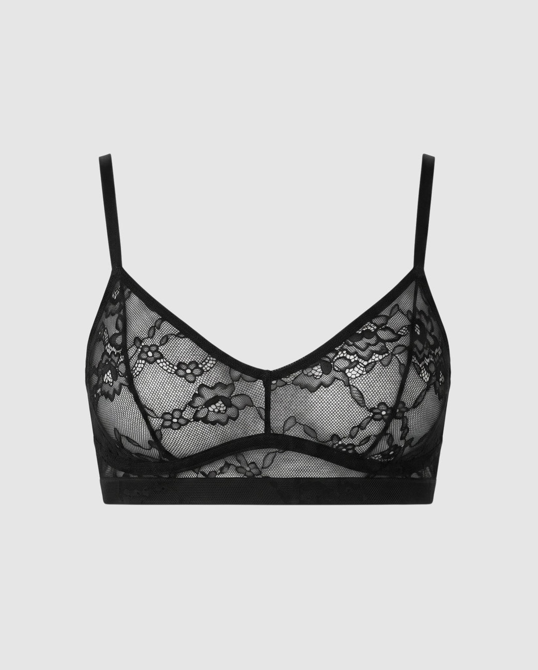 Lace Balconette Black