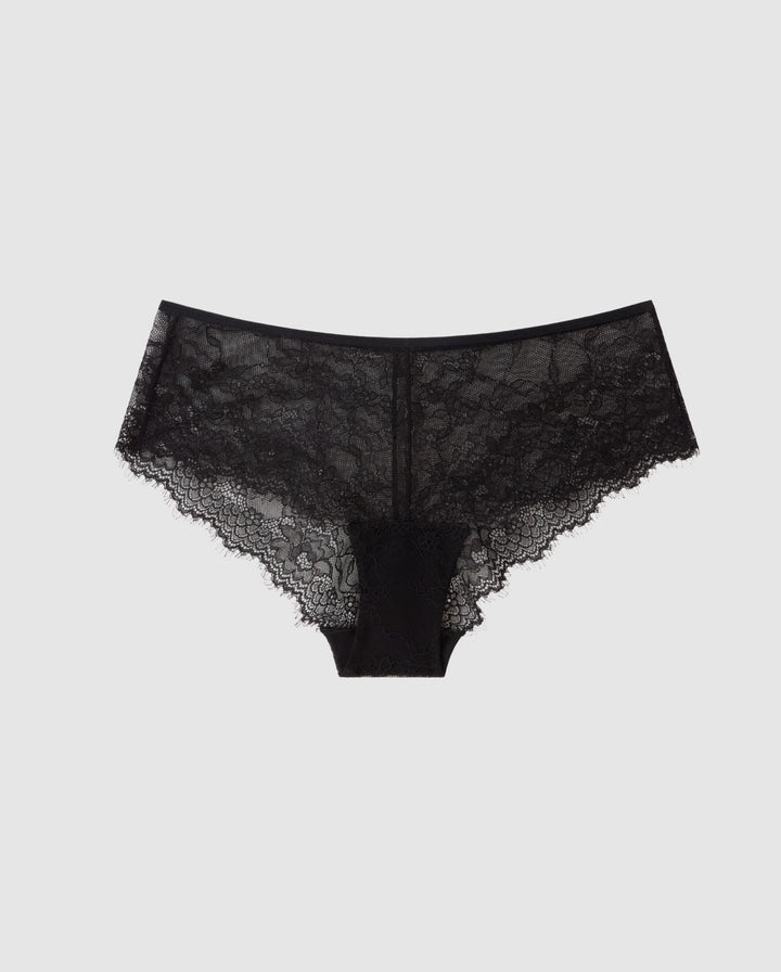 Lace Hipster Black
