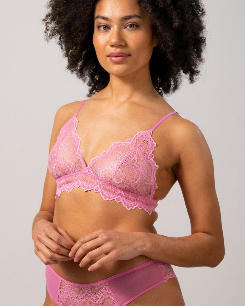 Lace Triangle Bralette Candy