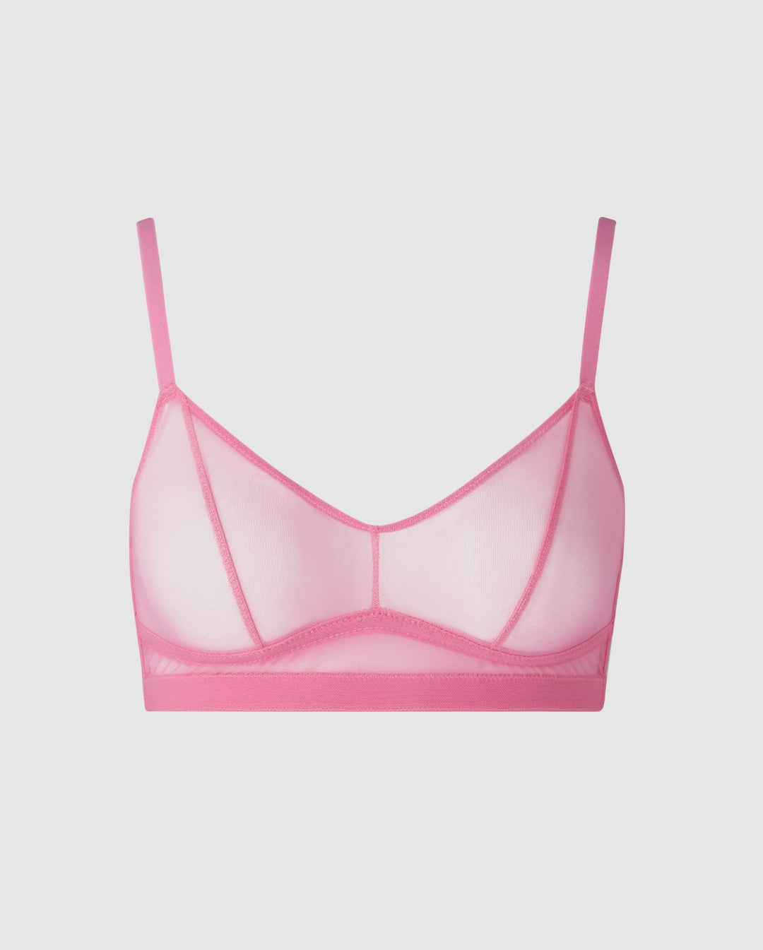 Mesh Balconette Candy Pink