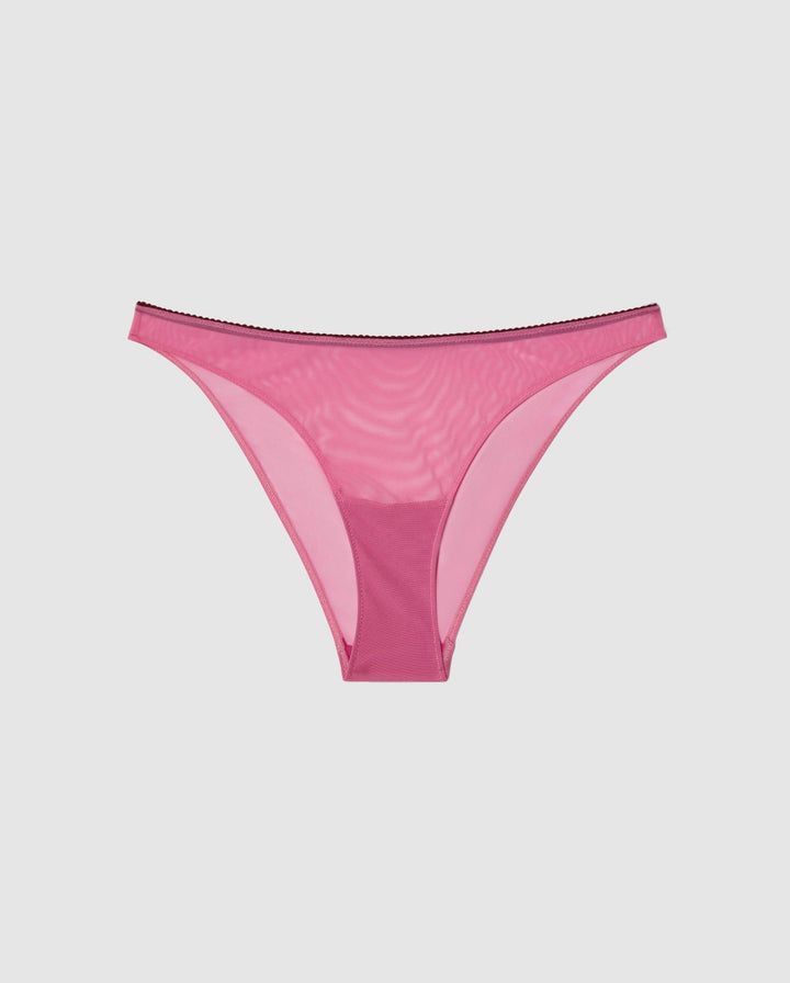 Mesh Bikini Briefs Candy Pink