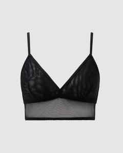 Mesh Triangle Top Black