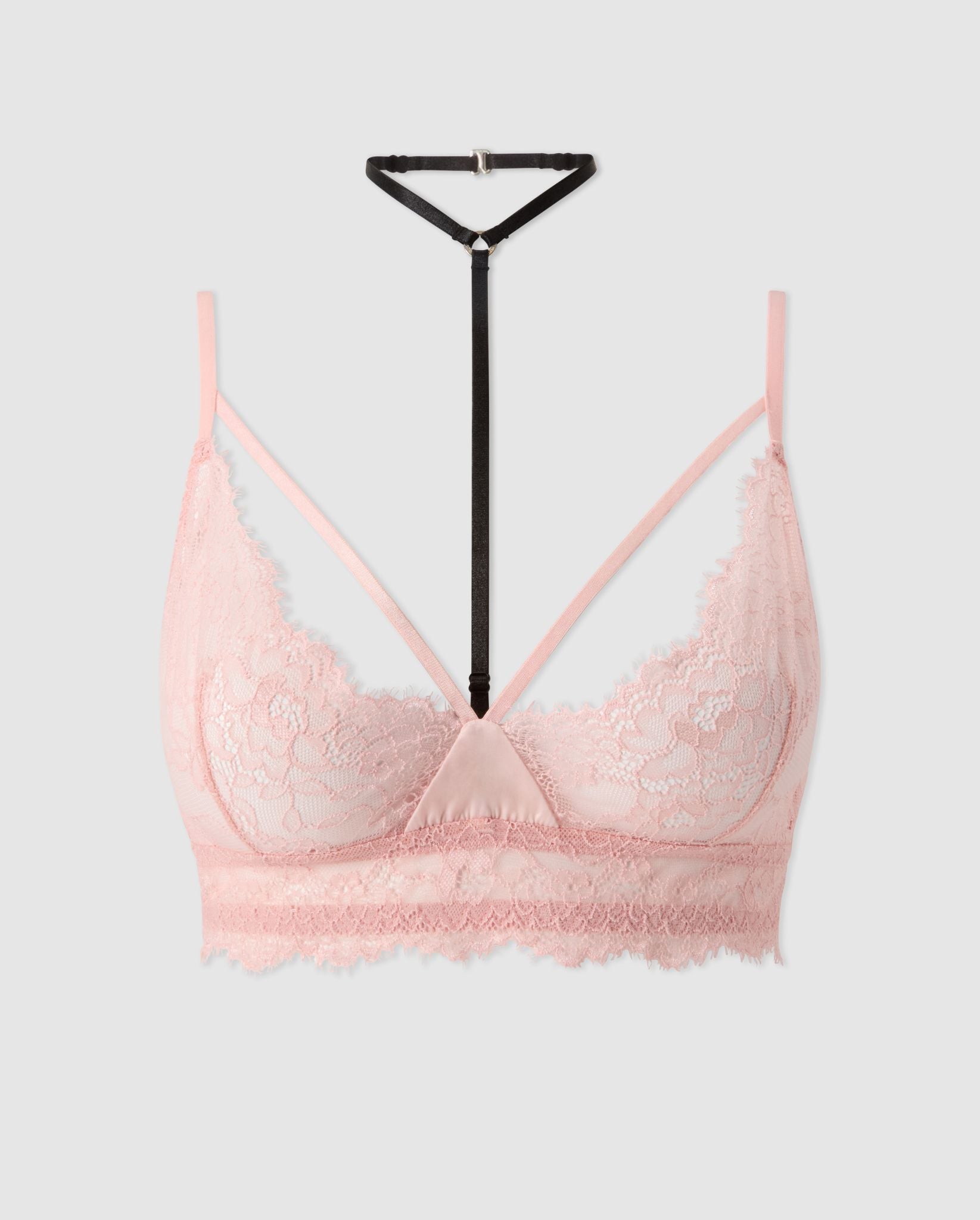 pink bralette top