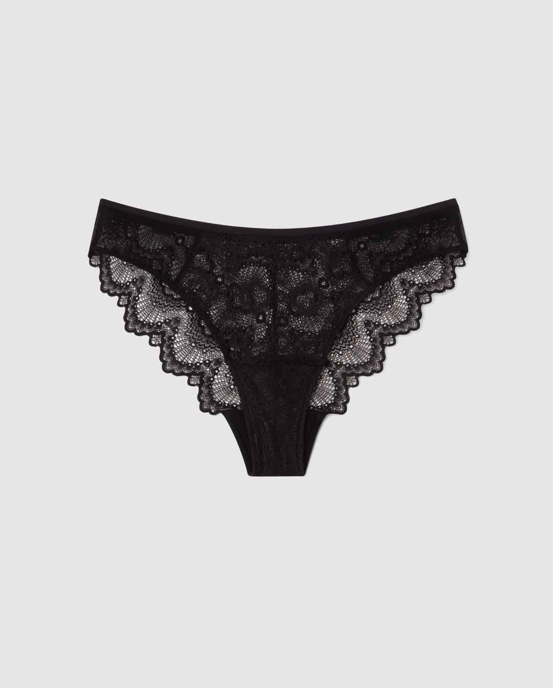 Lace Period Cheeky Black
