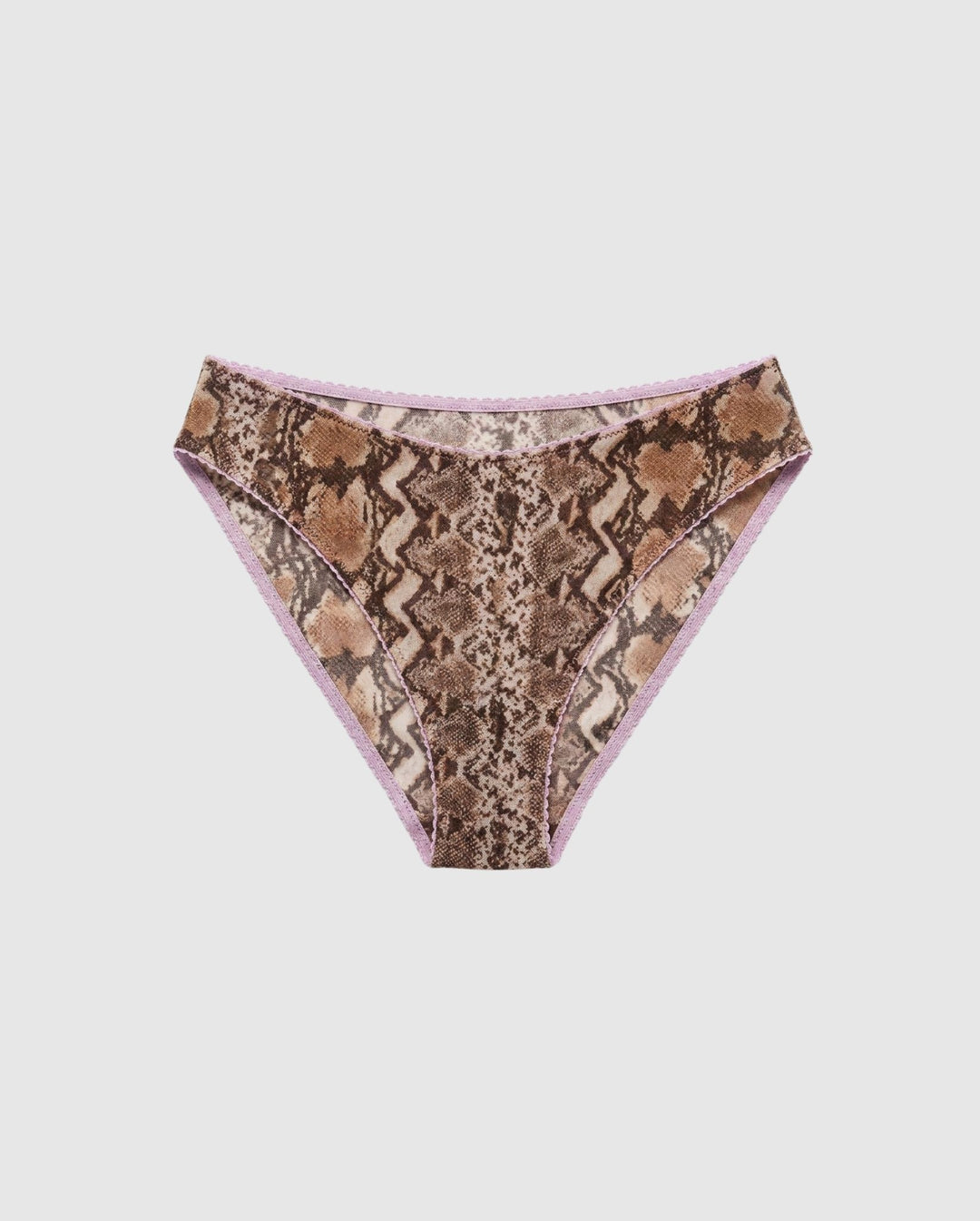 Mesh Midi Briefs Snake