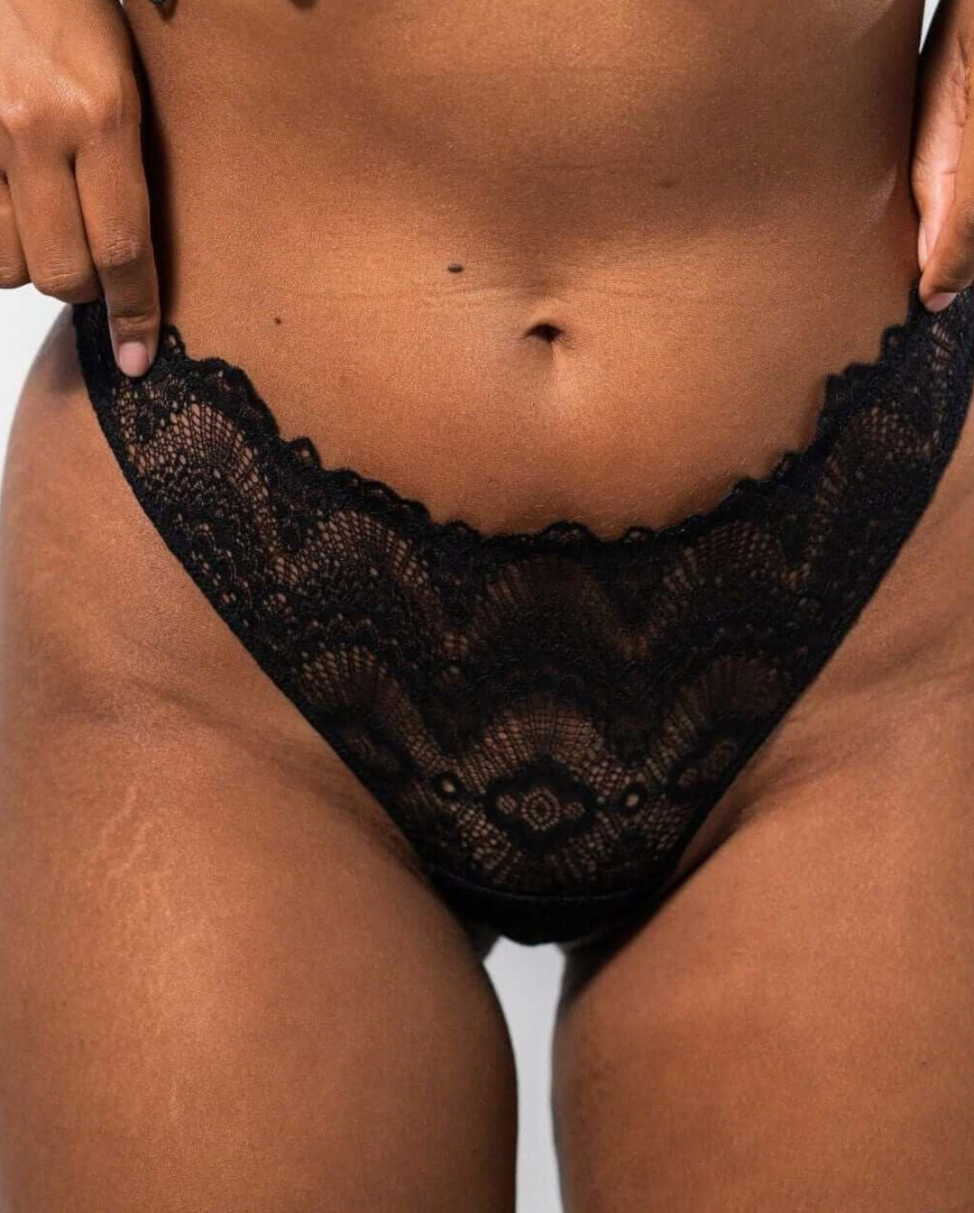 Black Lace Duo Set