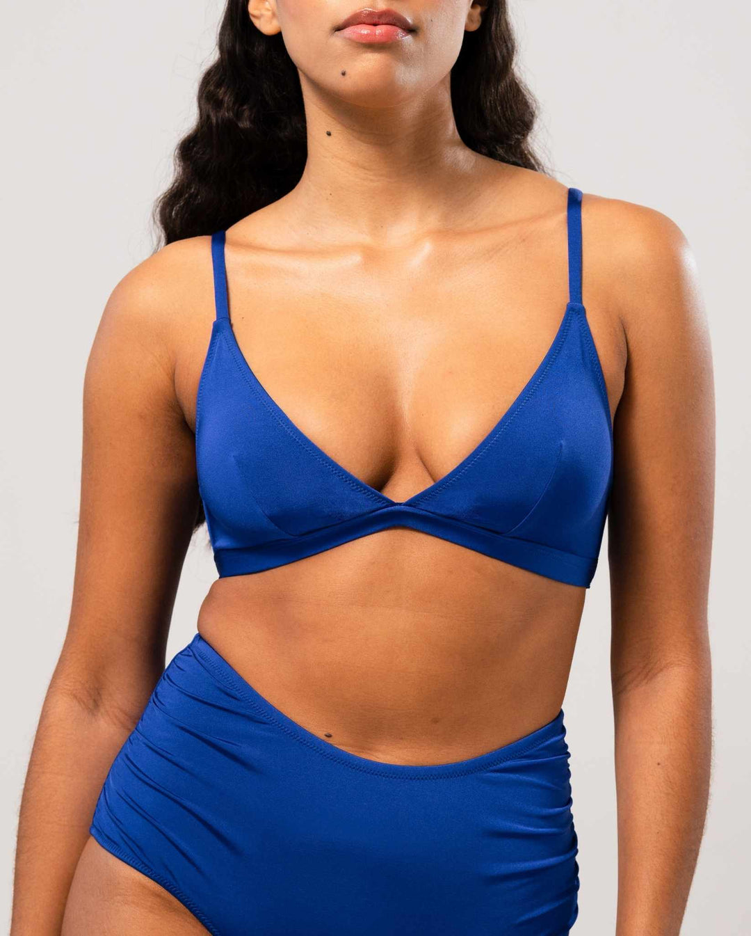 Triangle Bikini Top Cobalt Blue