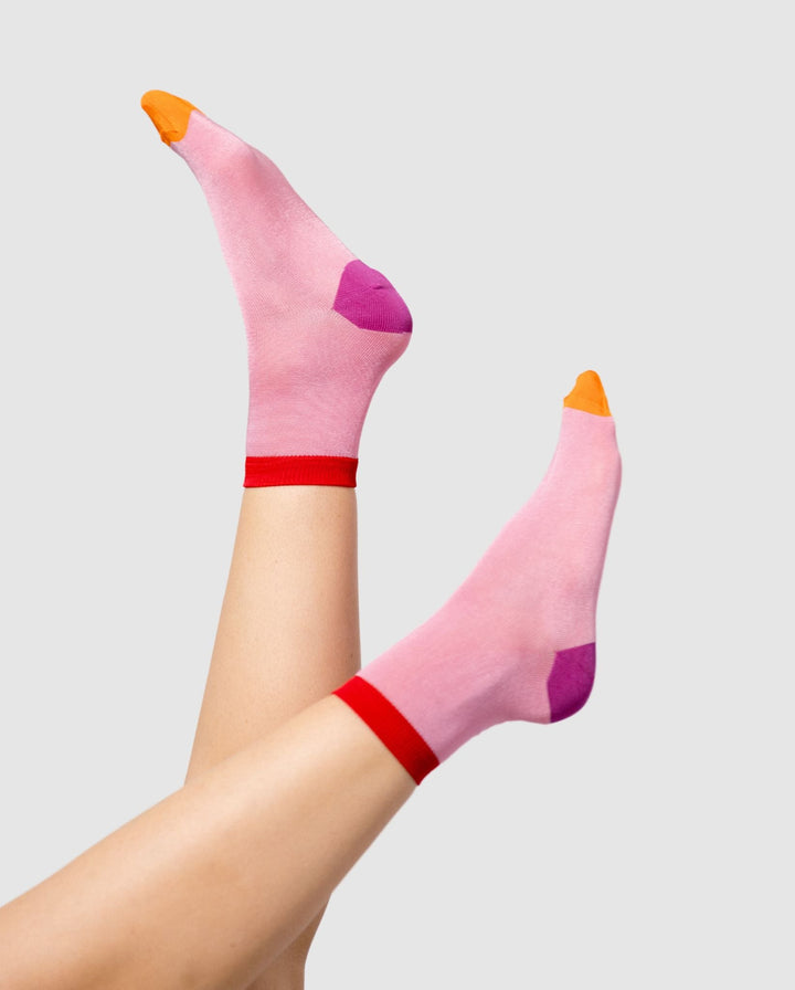 Grace Ankle Sock Pink