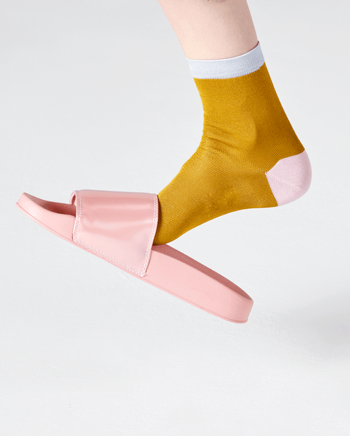 Grace Ankle Sock Yellow
