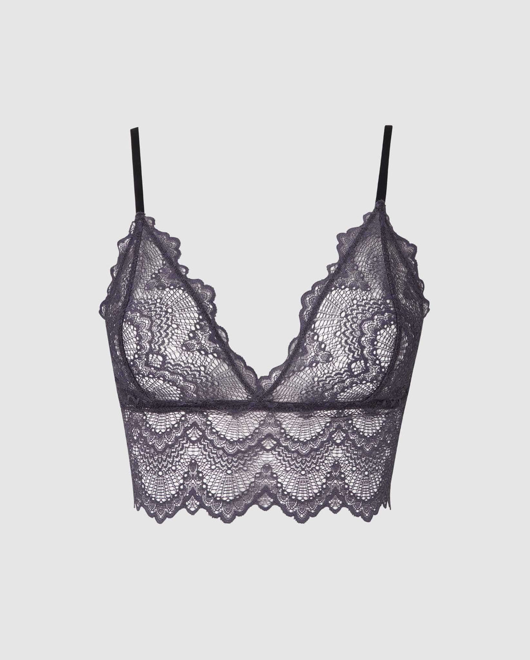 Mrs. Grey Lace Bralette Top • Soft Bra • Understatement Underwear