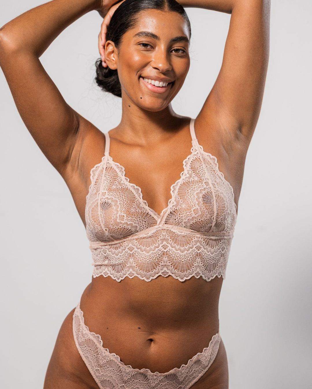 Lace Bralette Top Naked
