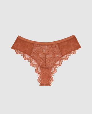 Lace Cheeky Terracotta