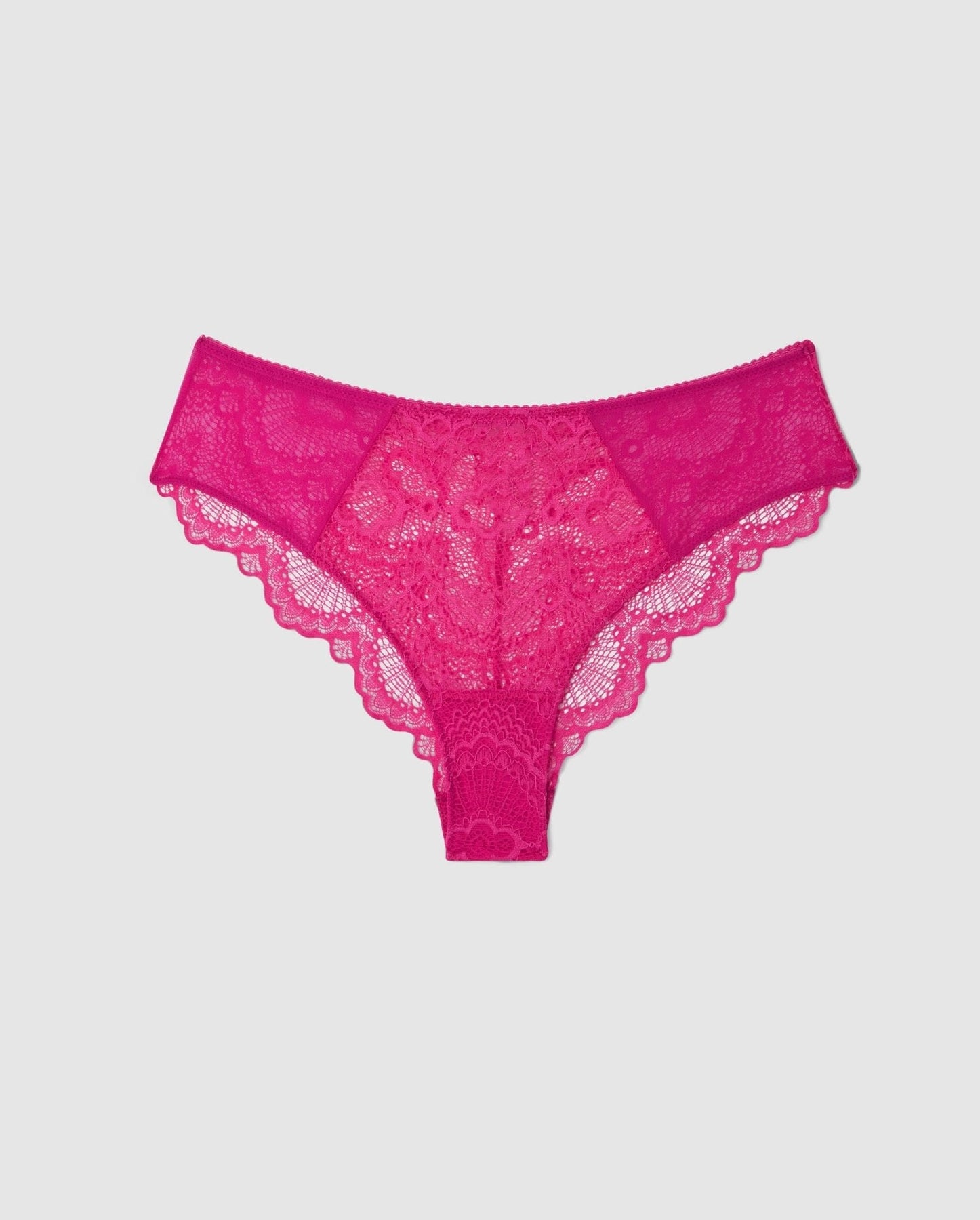 Lace Cheeky Hot Pink • Brief Panties • Understatement Underwear
