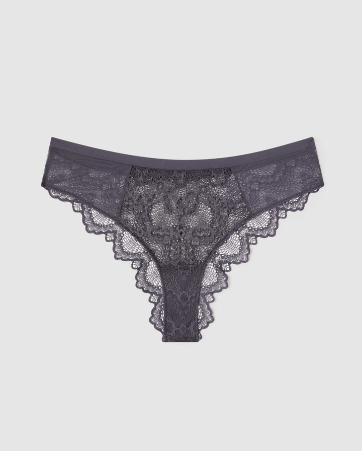Lace Cheeky Grey