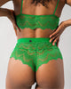 Lace Highwaist String 001 Green Ivy