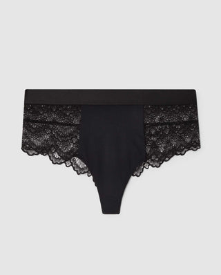 Bretelle Grunge Lace Panty in Black FINAL SALE (50% Off) - Busted