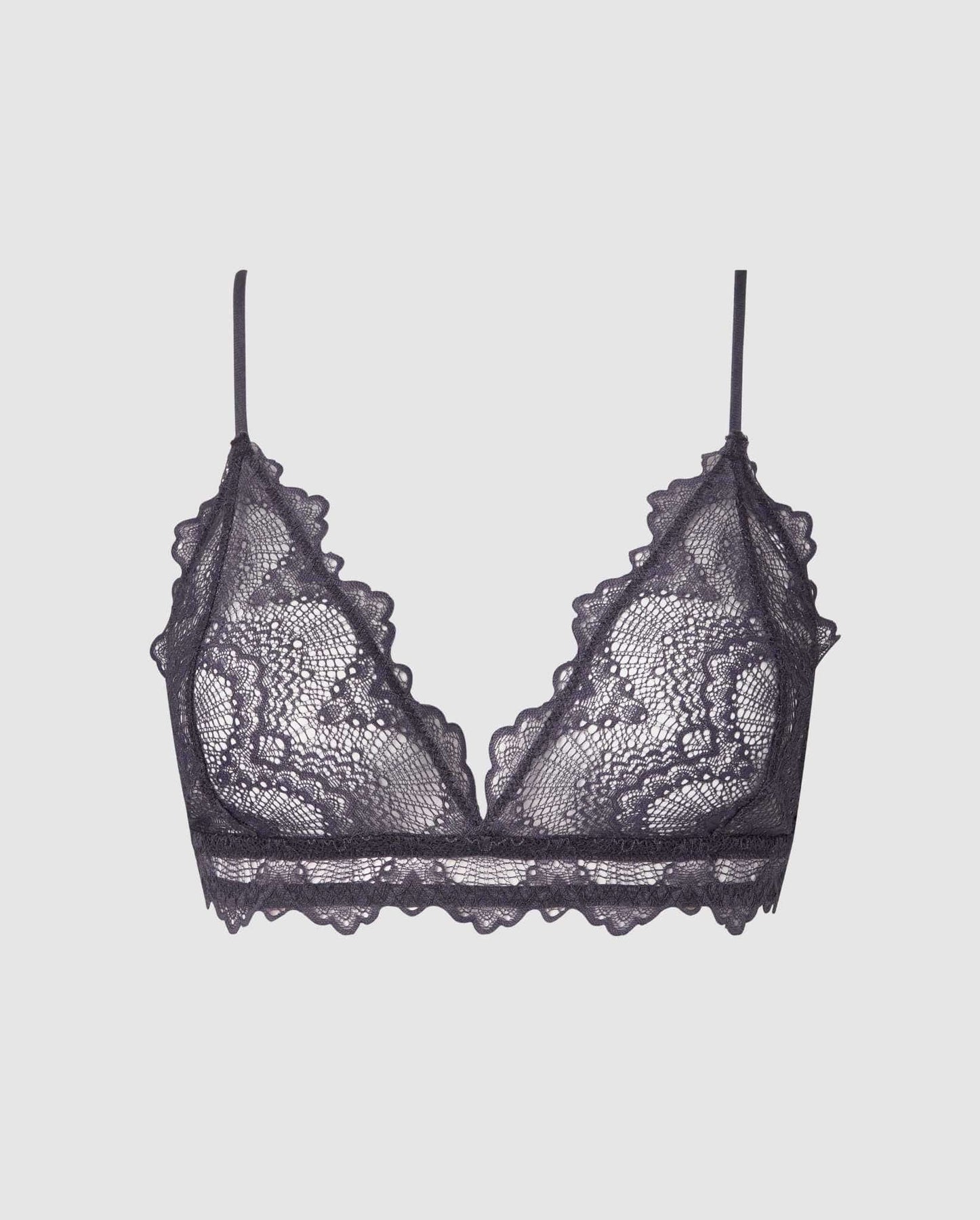 Mrs. Grey Lace Triangle Bralette 001 • Understatement Underwear