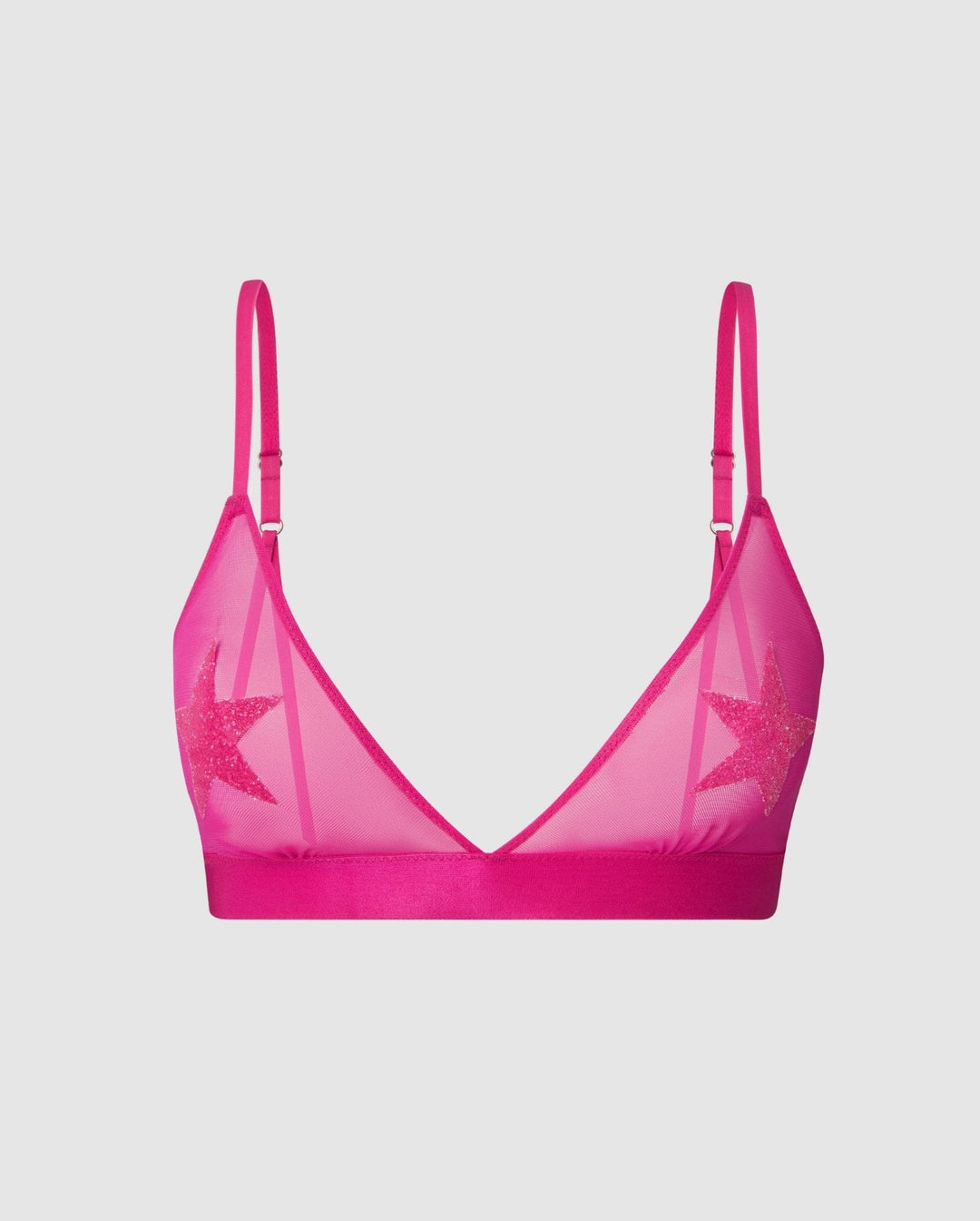 Hot Pink Triangle Bralette • Understatement-Unterwäsche