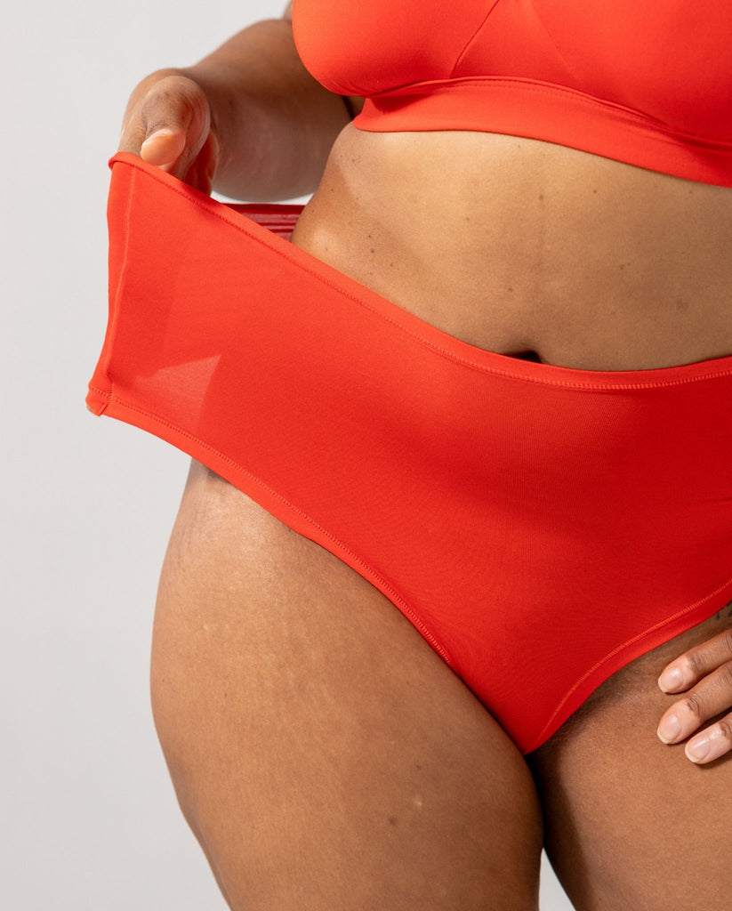 Micro Highwaist Thong Fiery