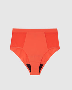 Micro Period Highwaist Briefs Fiery Red